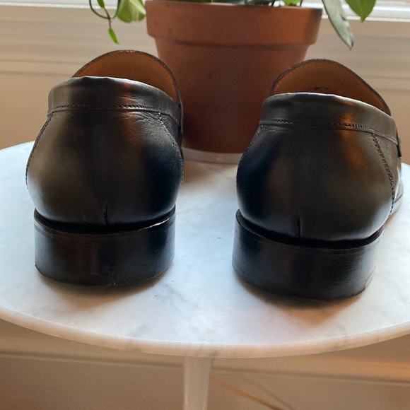 Grenson Black Leather Loafers - Picture 7 of 14